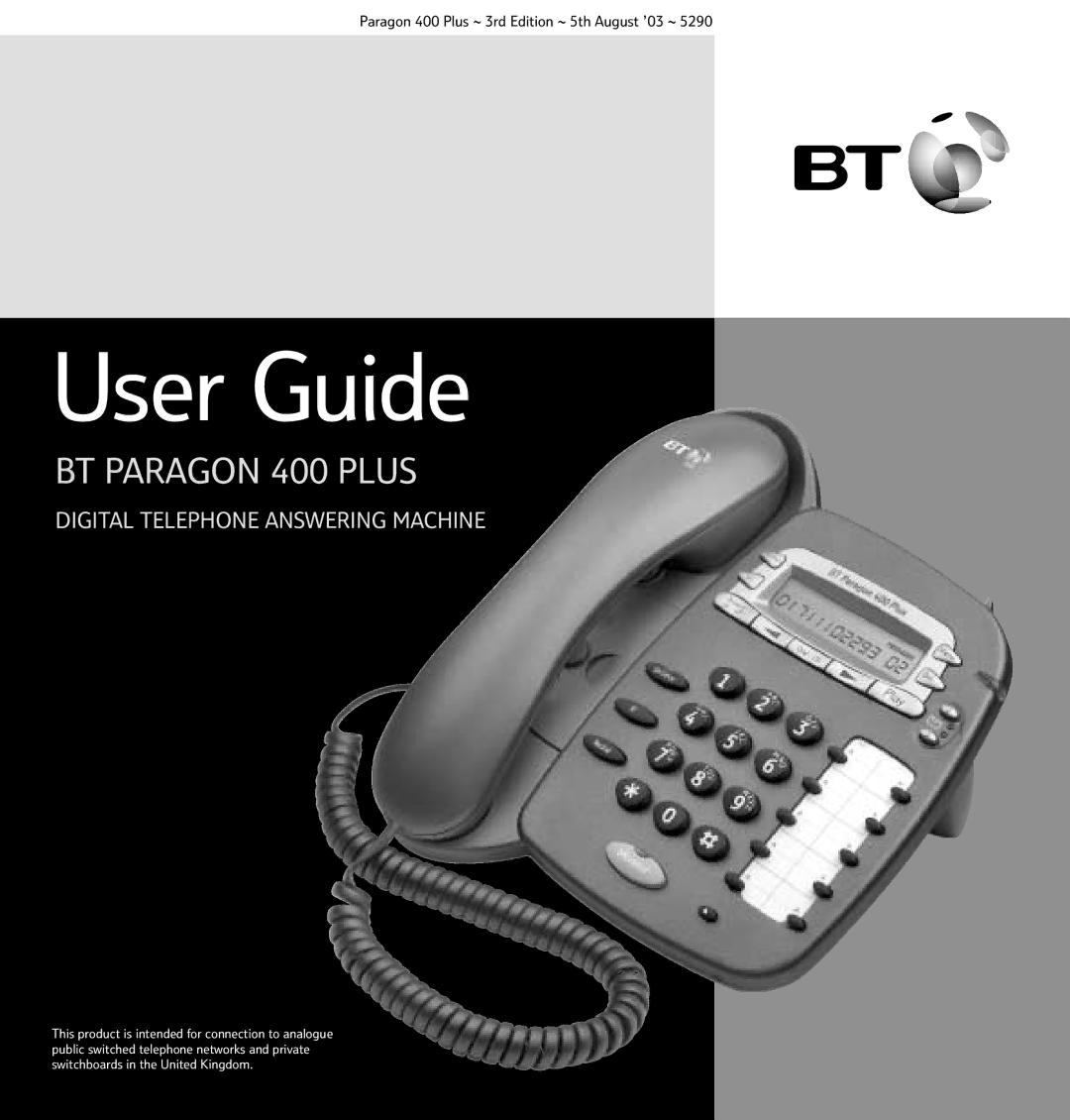 BT 400 Plus manual User Guide 