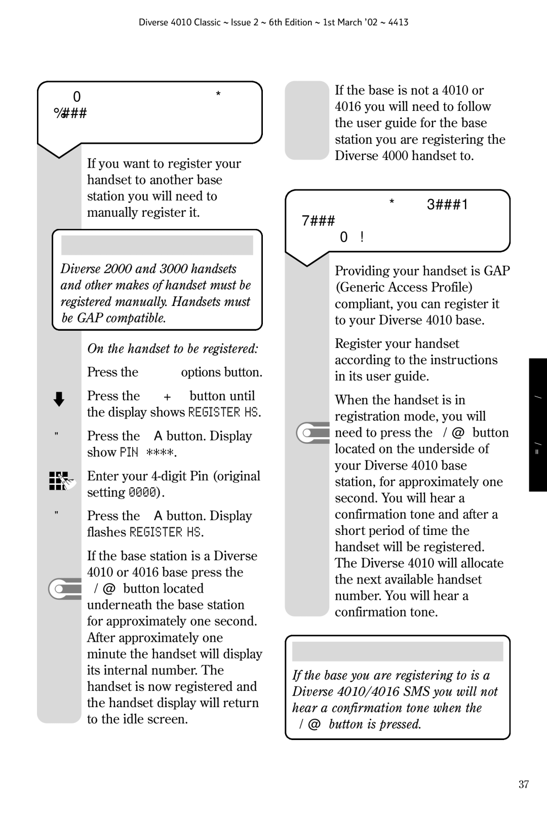 BT 4010 Classic manual Please note 