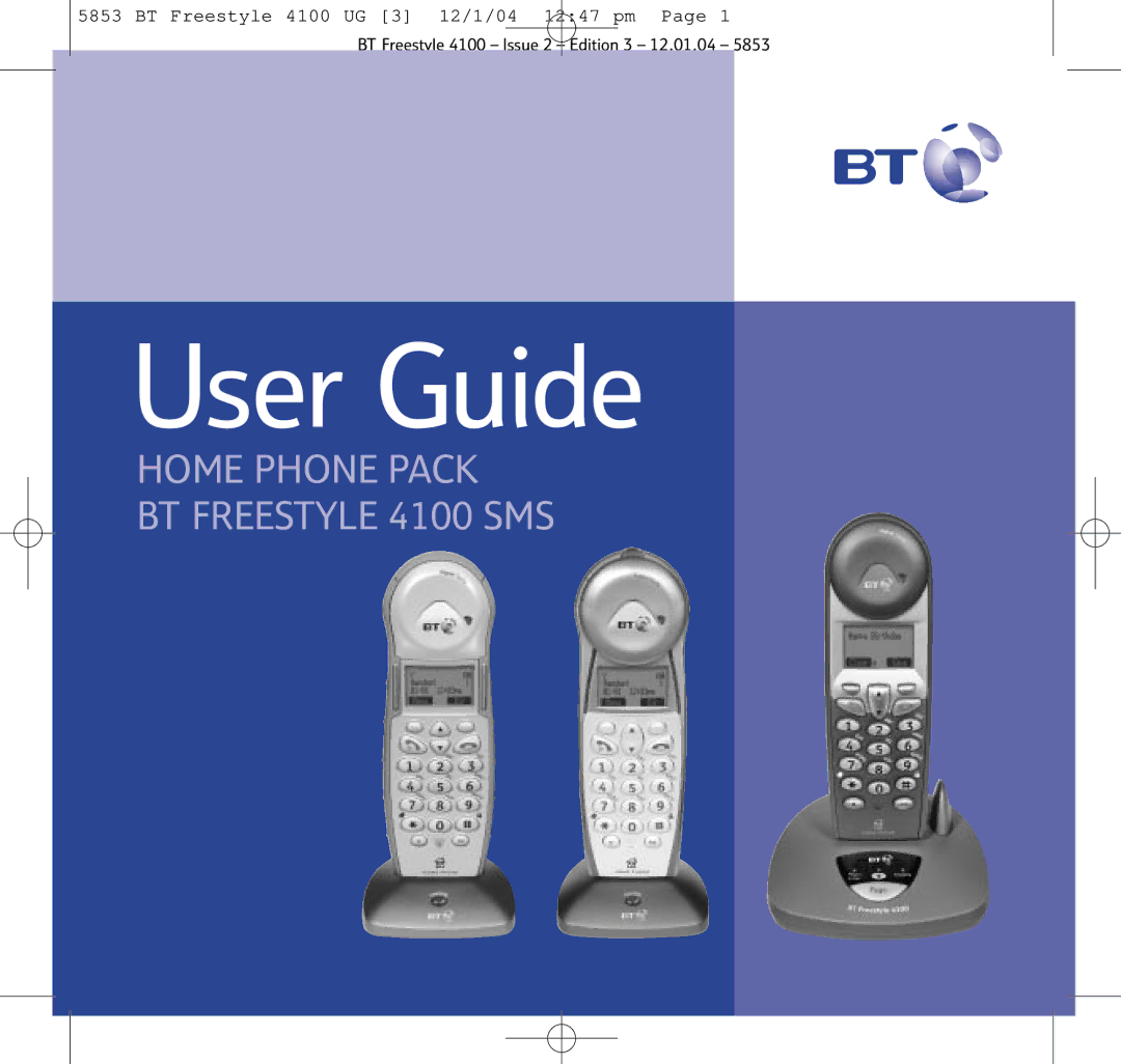 BT 4100 SMS manual User Guide 