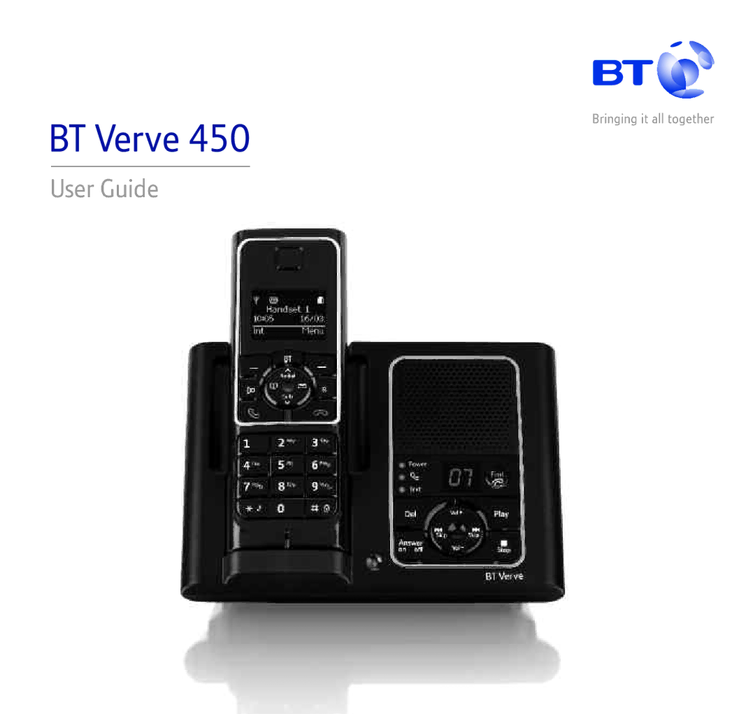 BT 450 manual BT Verve 