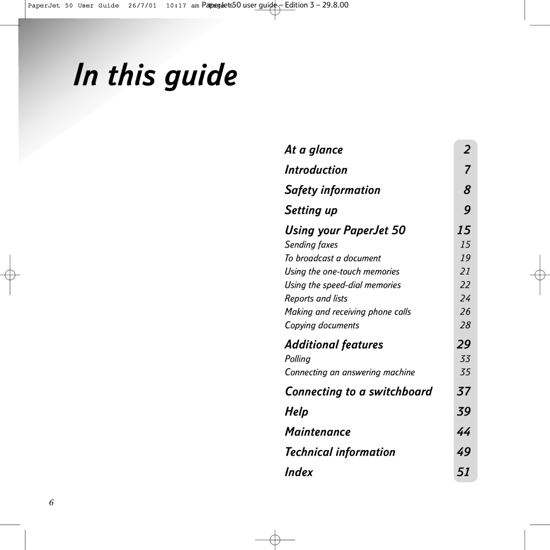 BT 50 manual This guide 