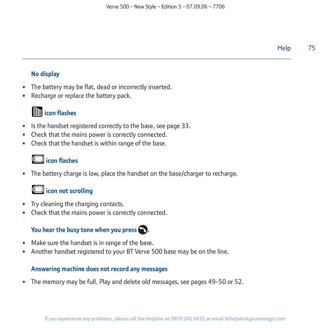 BT 500 manual Help 