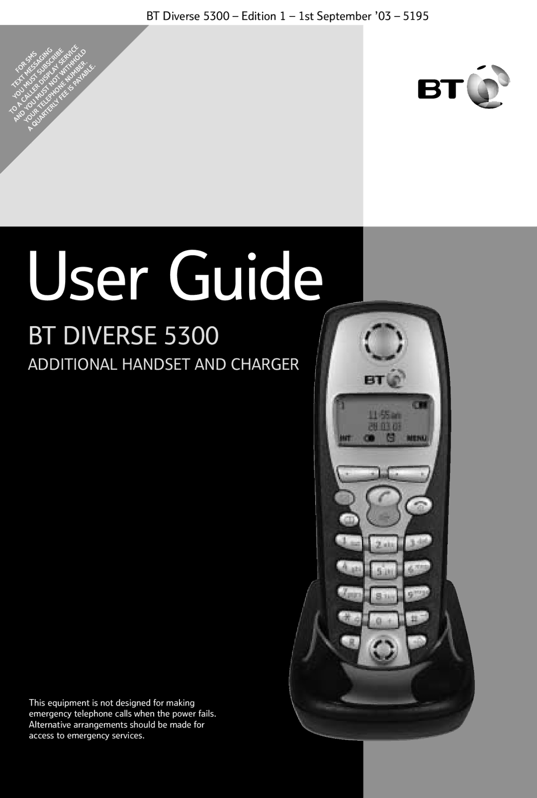 BT 5300 manual User Guide 