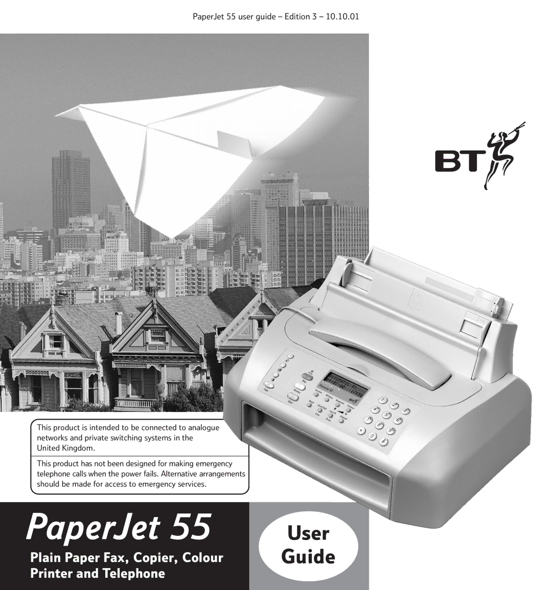 BT 55 manual PaperJet 