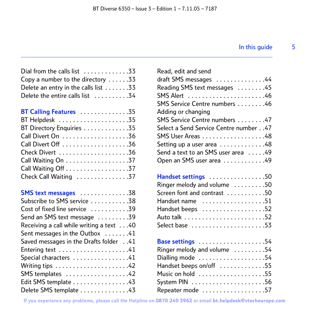 BT 6350 manual This guide 