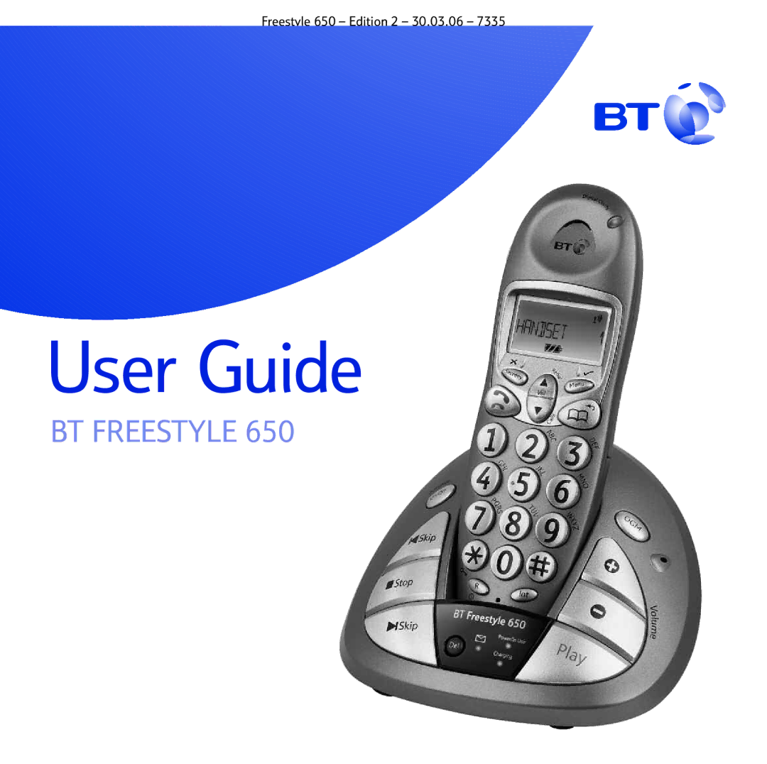 BT 650 manual User Guide 