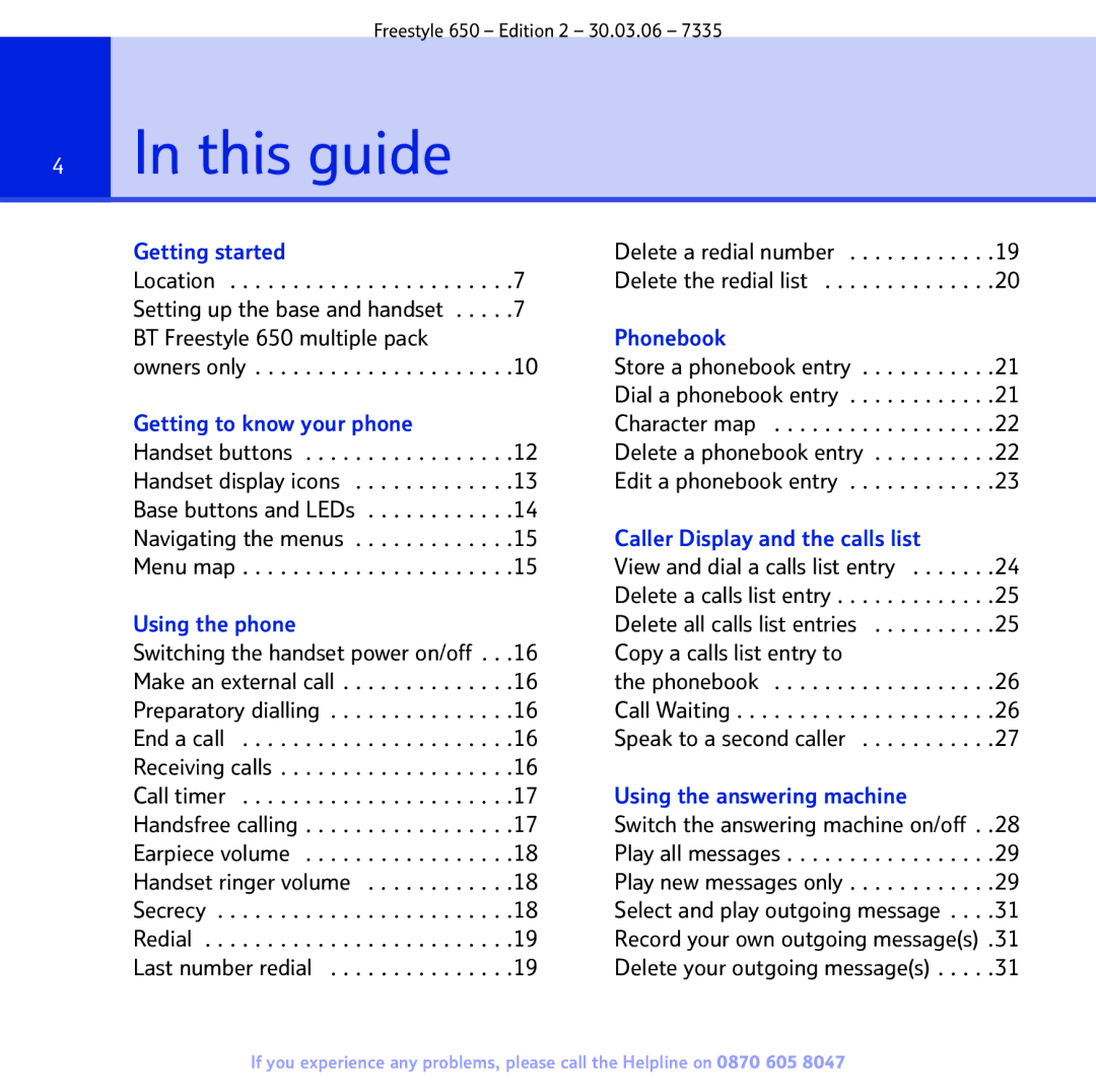 BT 650 manual This guide, Owners only, Copy a calls list entry to Phonebook Call Waiting 