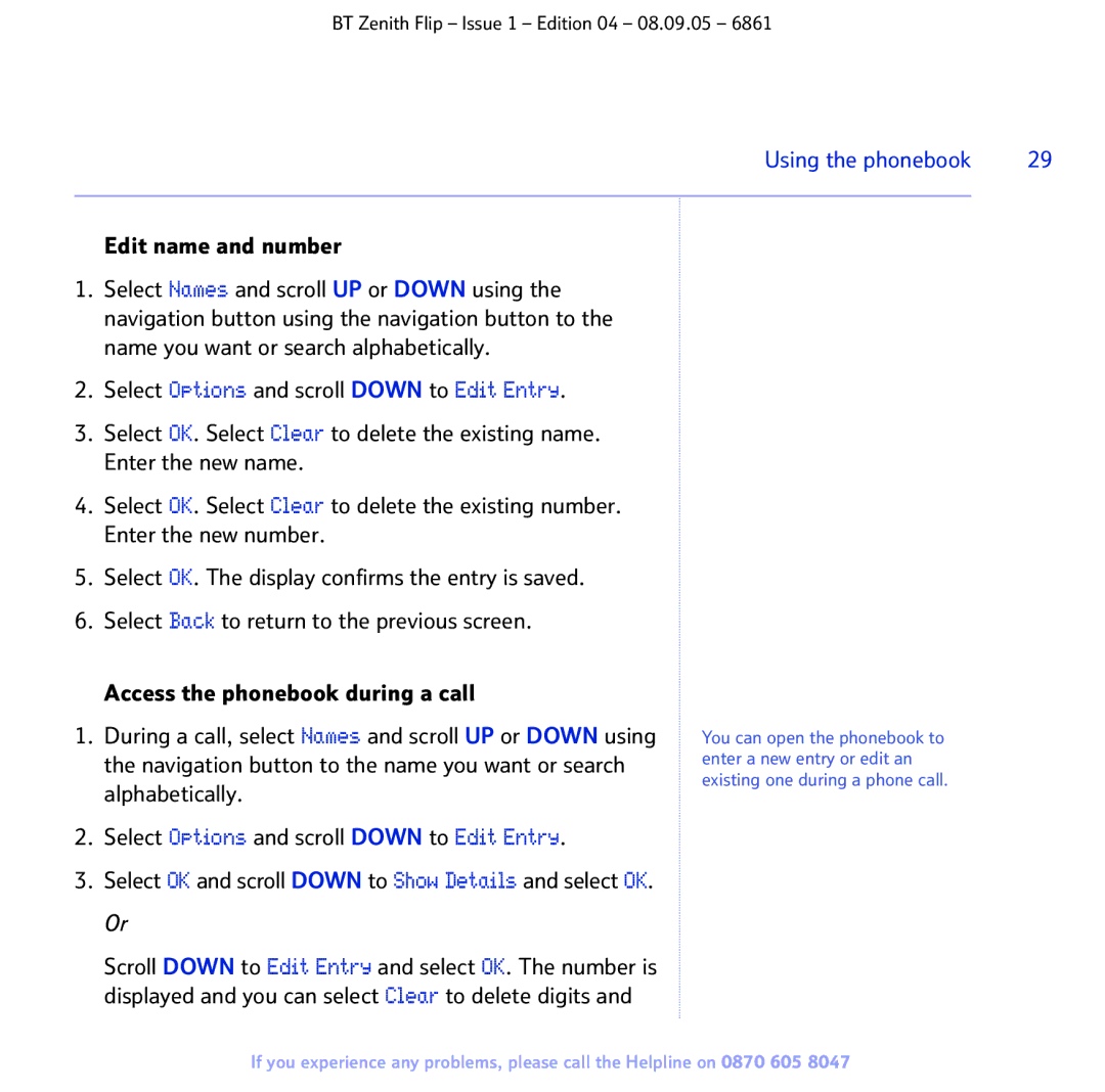 BT 6861 manual Select OK and scroll Down to Show Details and select OK 