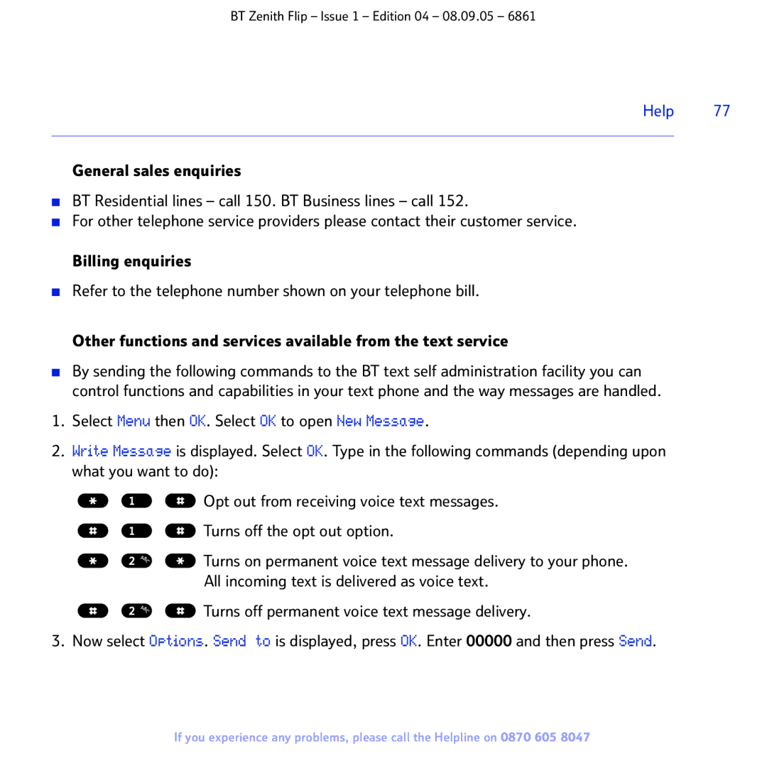 BT 6861 manual Help 