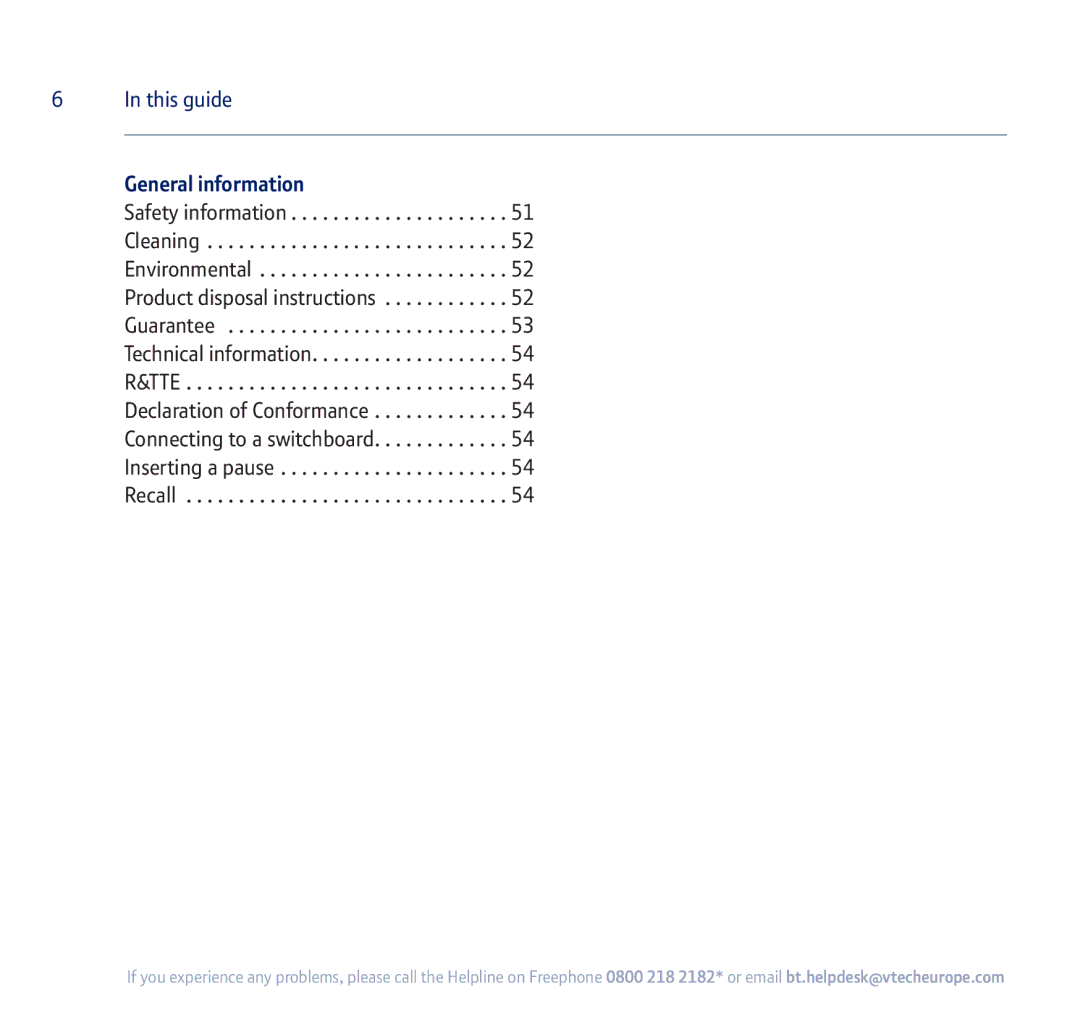 BT 710 manual General information 