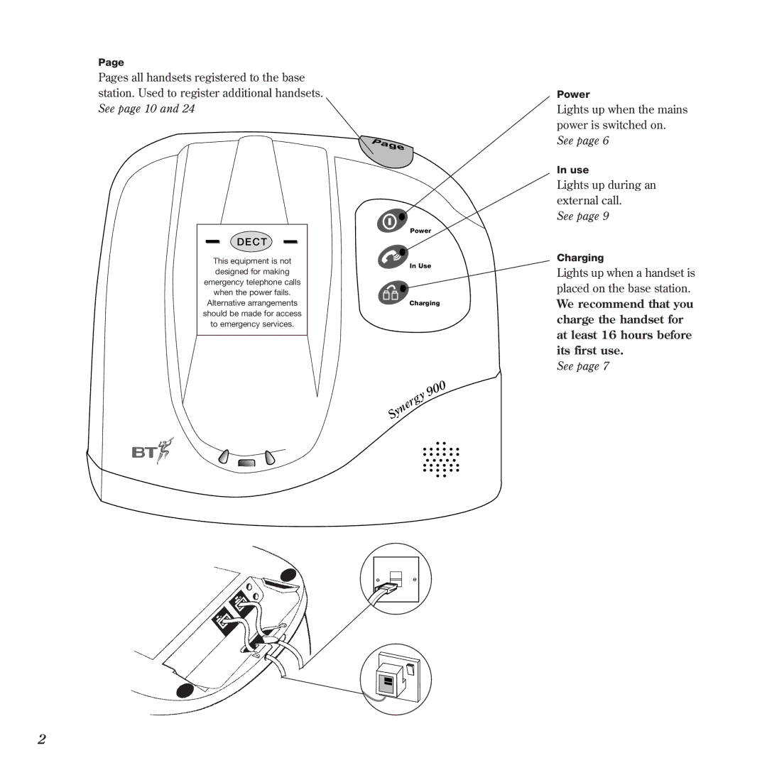 BT 900 manual See page 10 