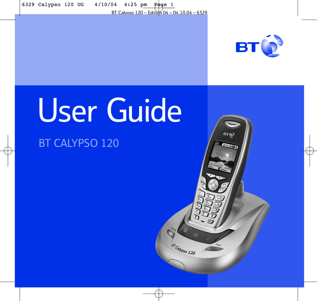 BT BT Calypso 120 manual User Guide 