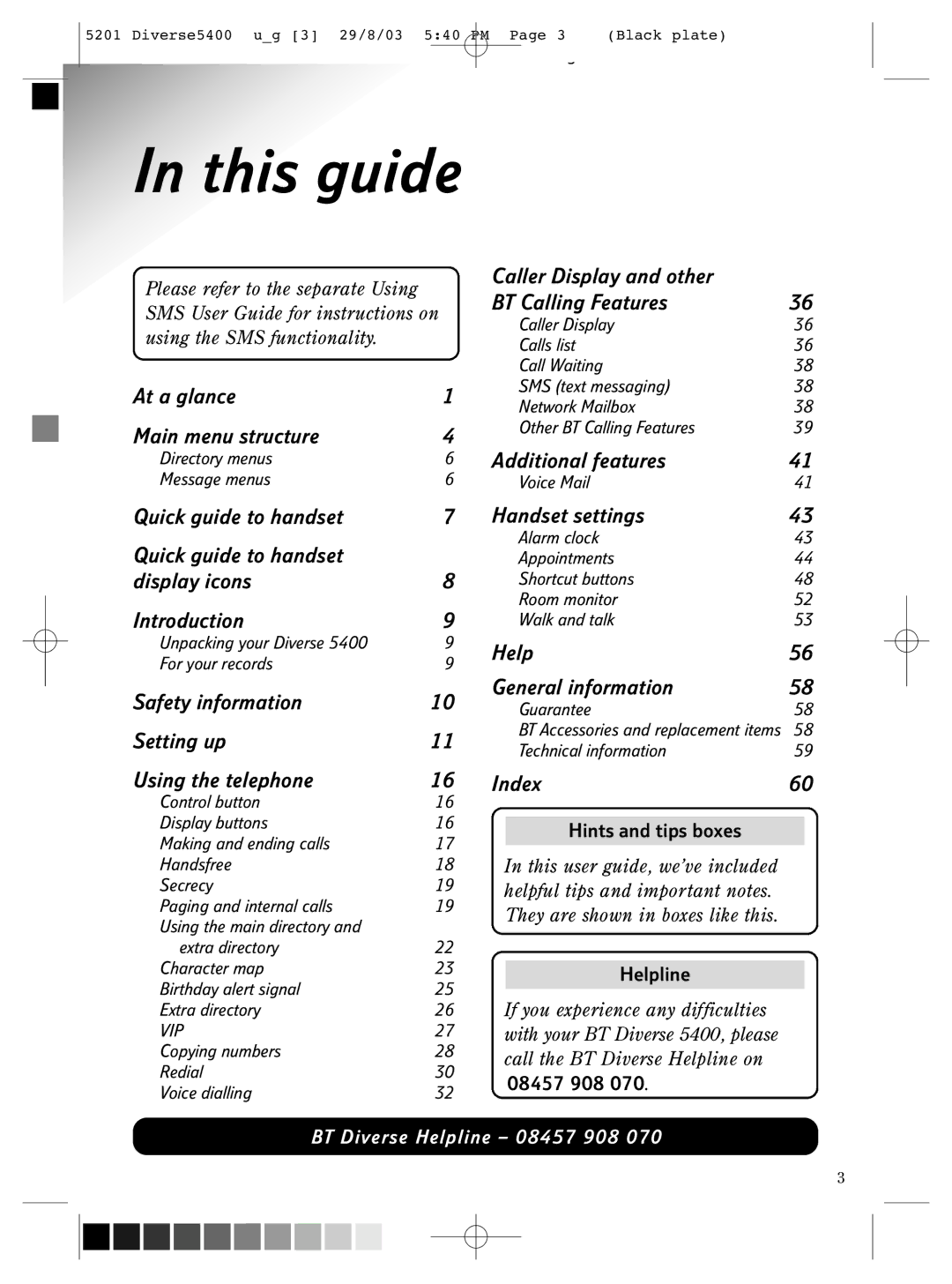 BT BT DIVERSE 5400 manual This guide, If you experience any difficulties, With your BT Diverse 5400, please 