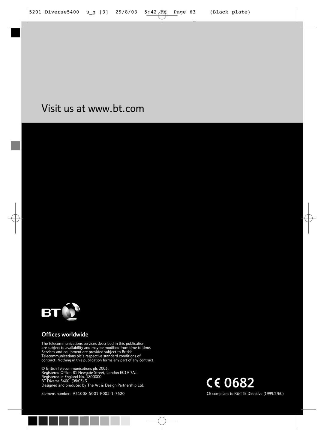 BT BT DIVERSE 5400 manual 0682 