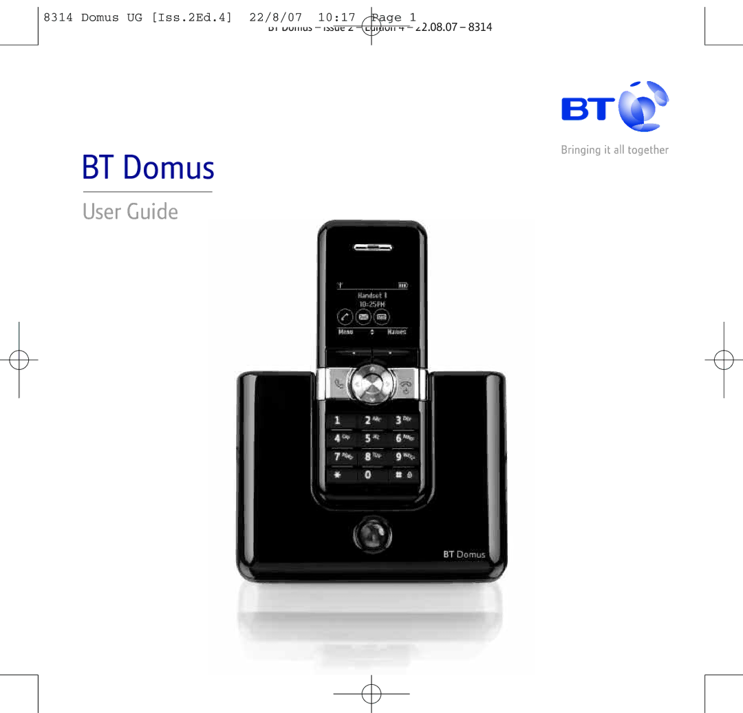 BT BT Domus manual 