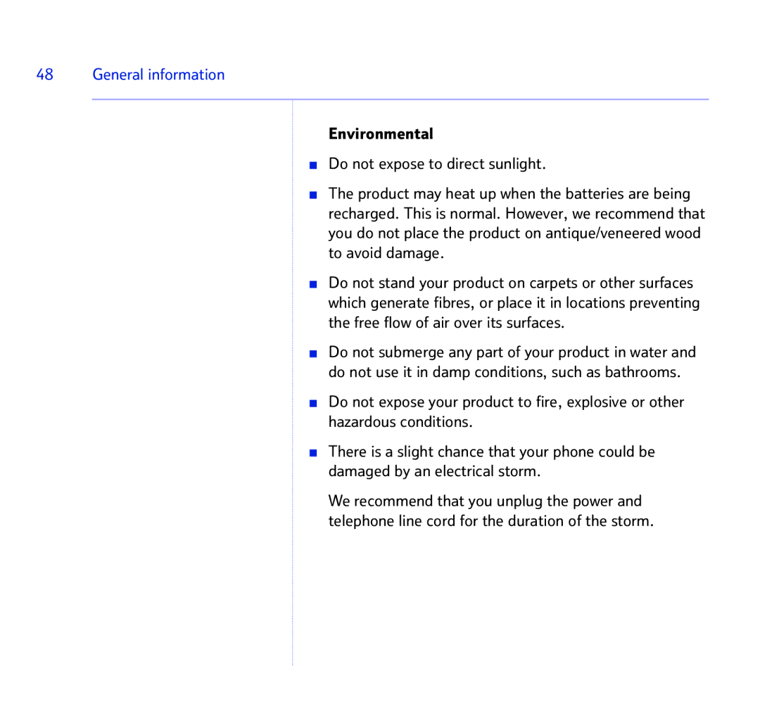 BT BT STUDIO 1100 manual General information 