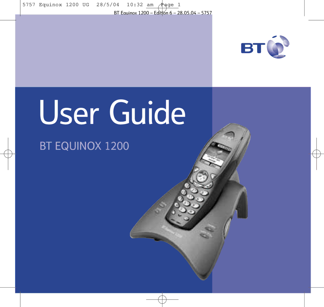 BT EQUINOX, Corded Headset, 1200, 101 manual User Guide 