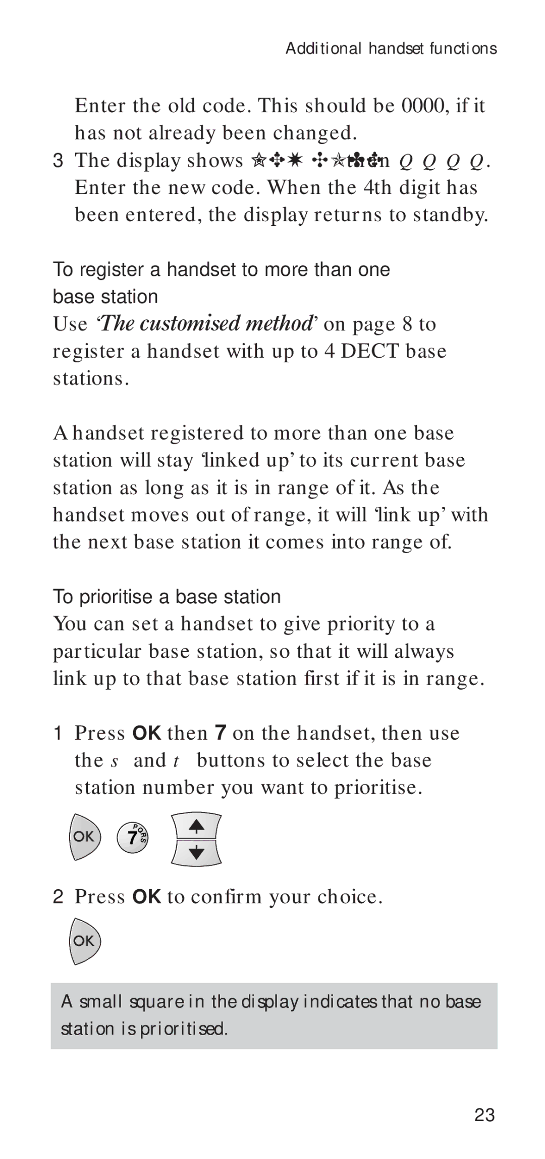 BT DECTfax manual To register a handset to more than one base station 