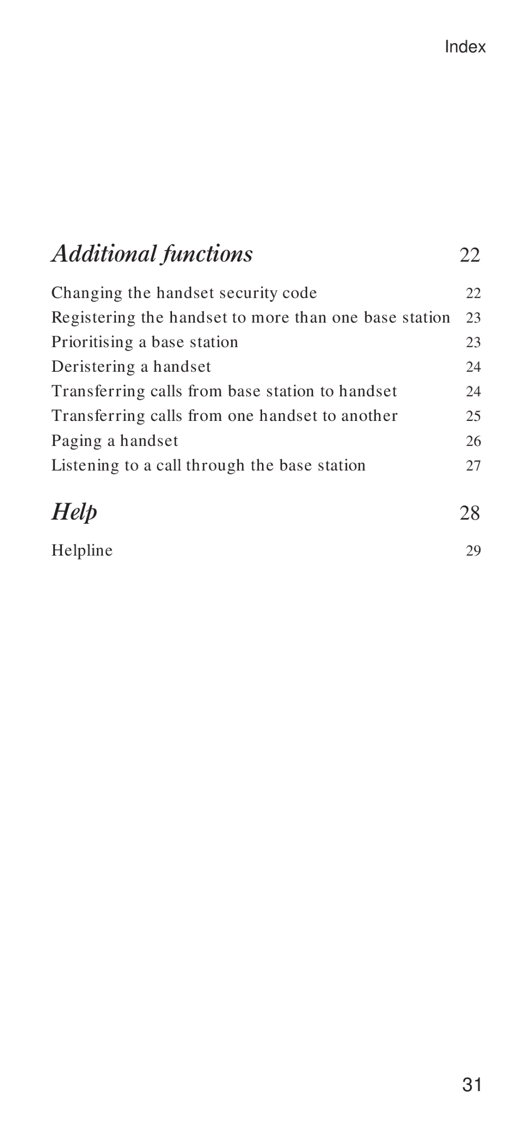 BT DECTfax manual Additional functions 