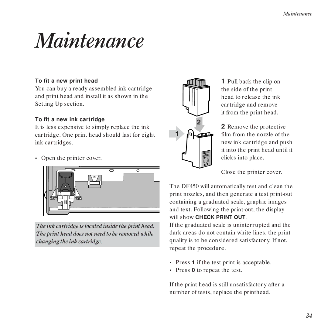 BT DF450 manual Maintenance 