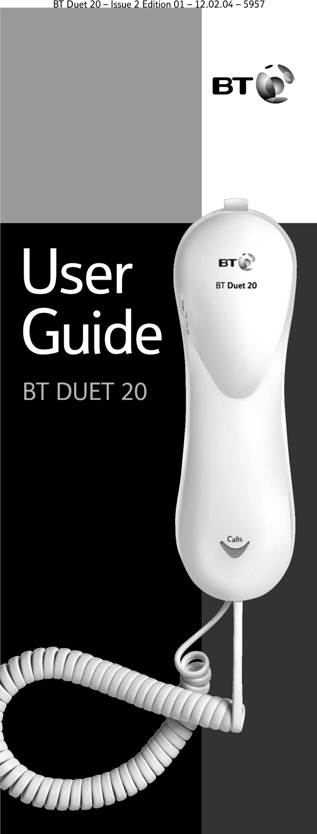 BT Duet 20 manual User Guide 