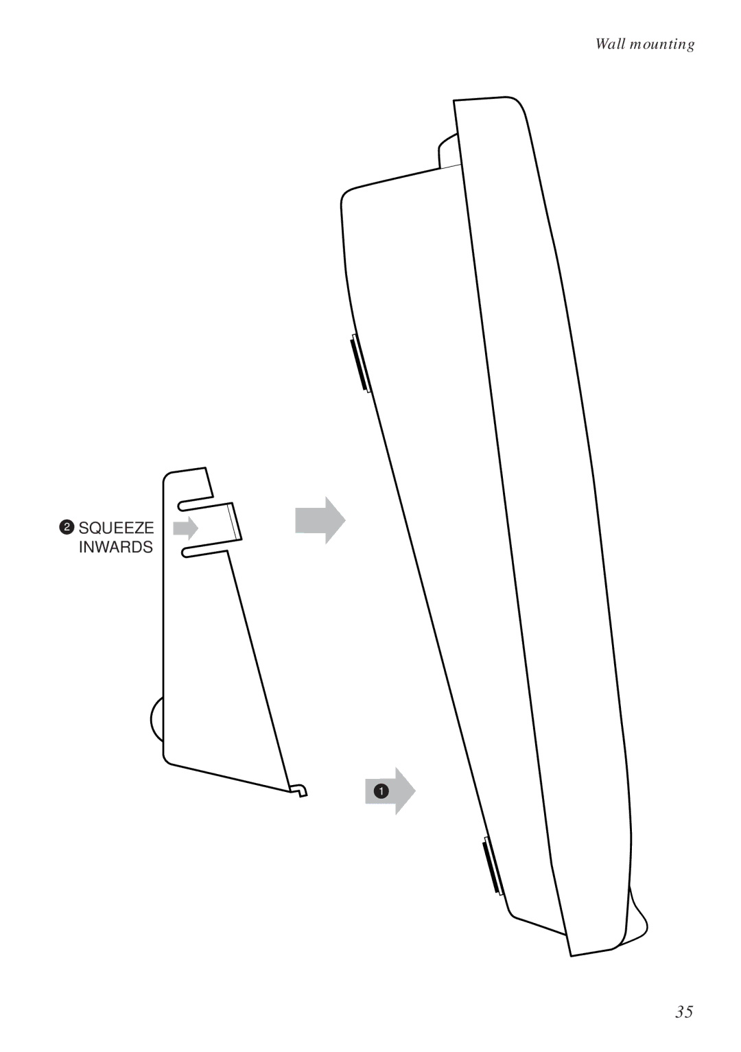 BT Freestyle 130 manual Squeeze Inwards 