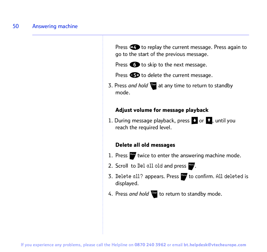 BT Freestyle 3500 manual Answering machine 