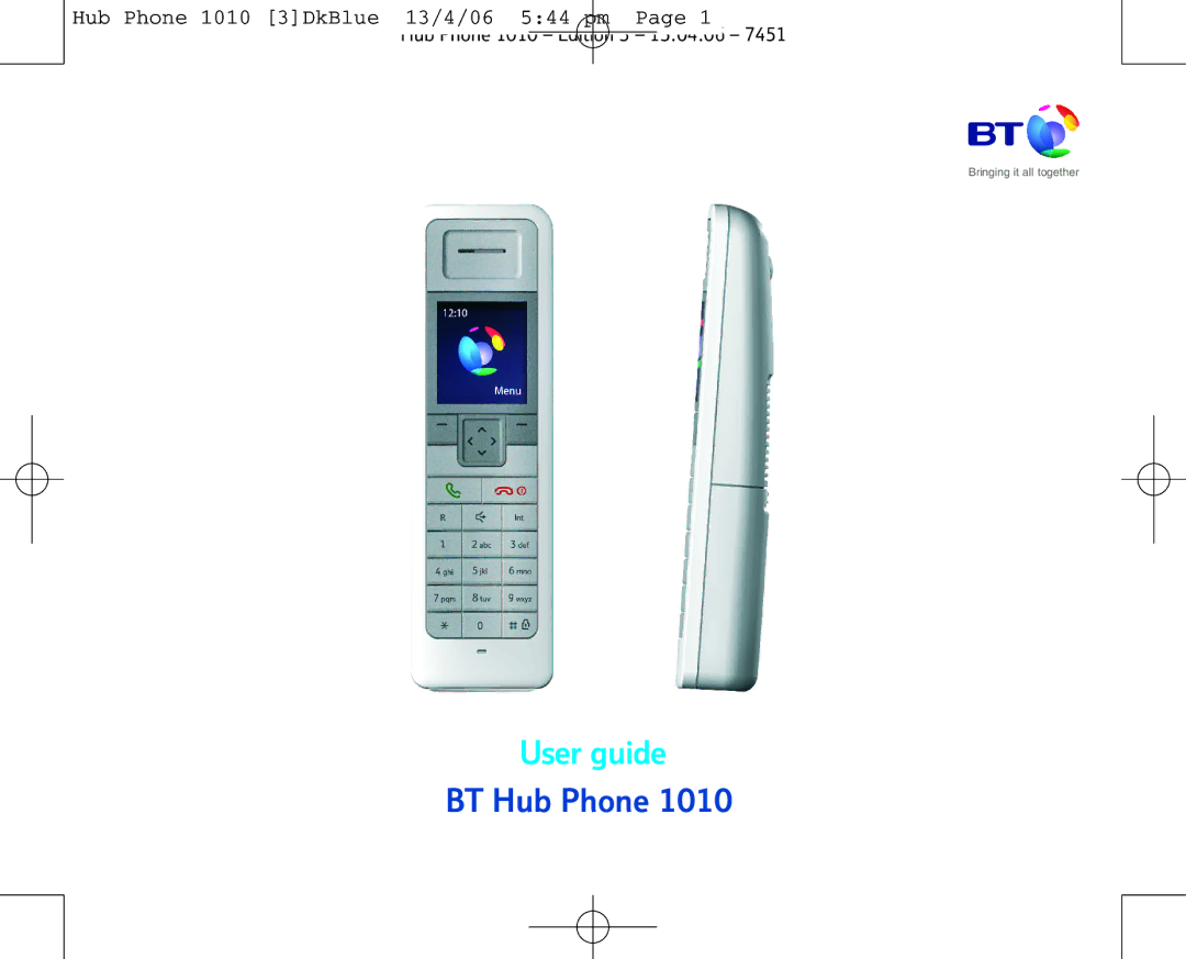 BT Hub Phone 1010 manual User guide 