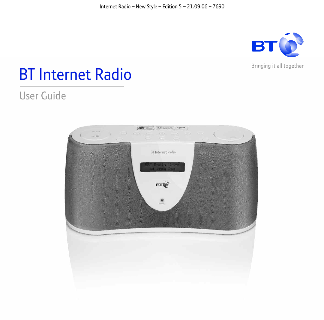 BT manual BT Internet Radio 