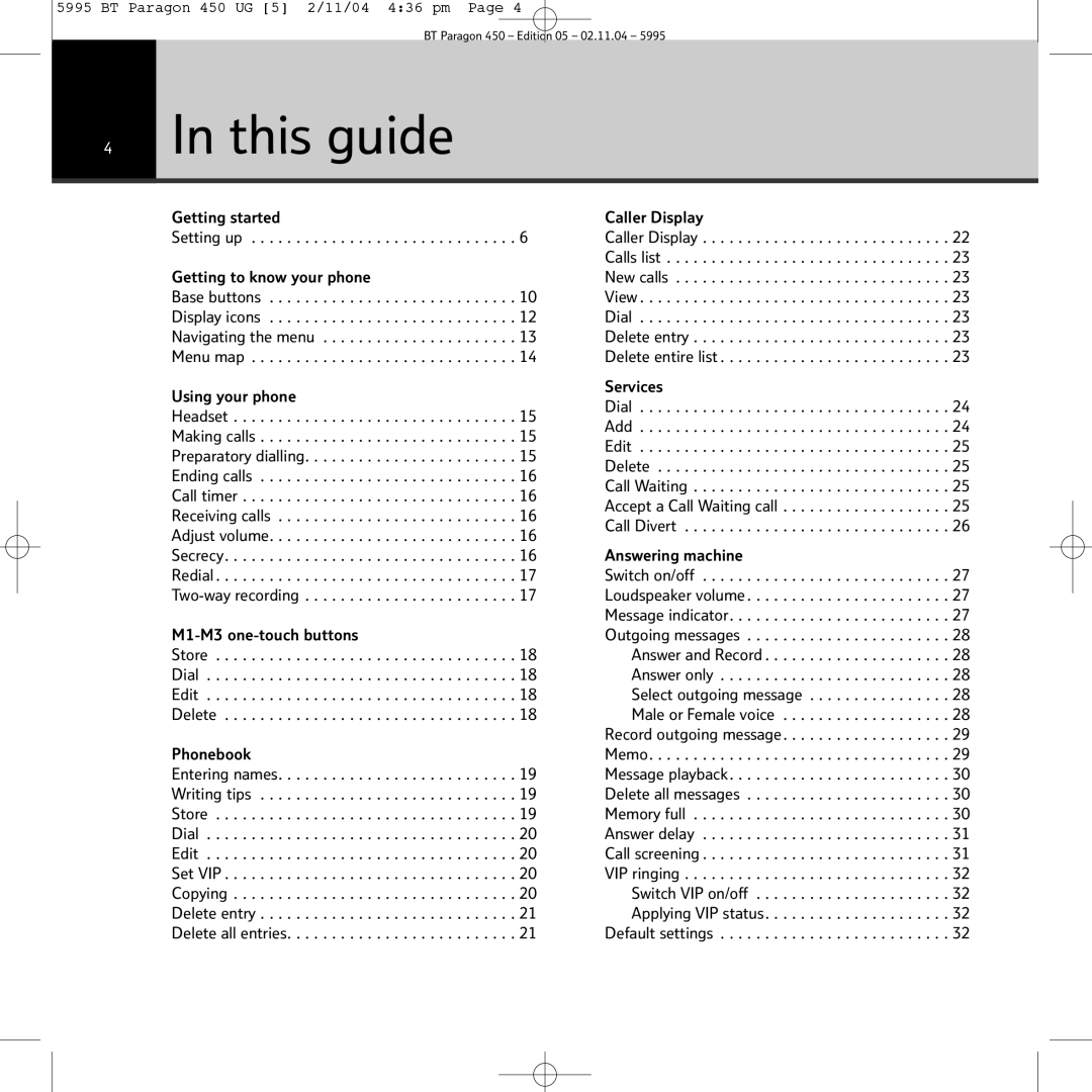 BT PARAGON450 manual This guide 