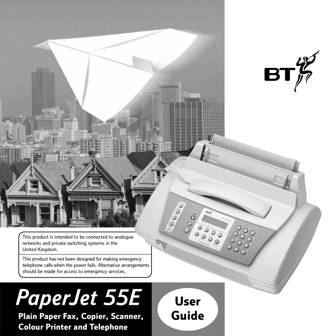 BT Copier, Scanner manual PaperJet 55E 