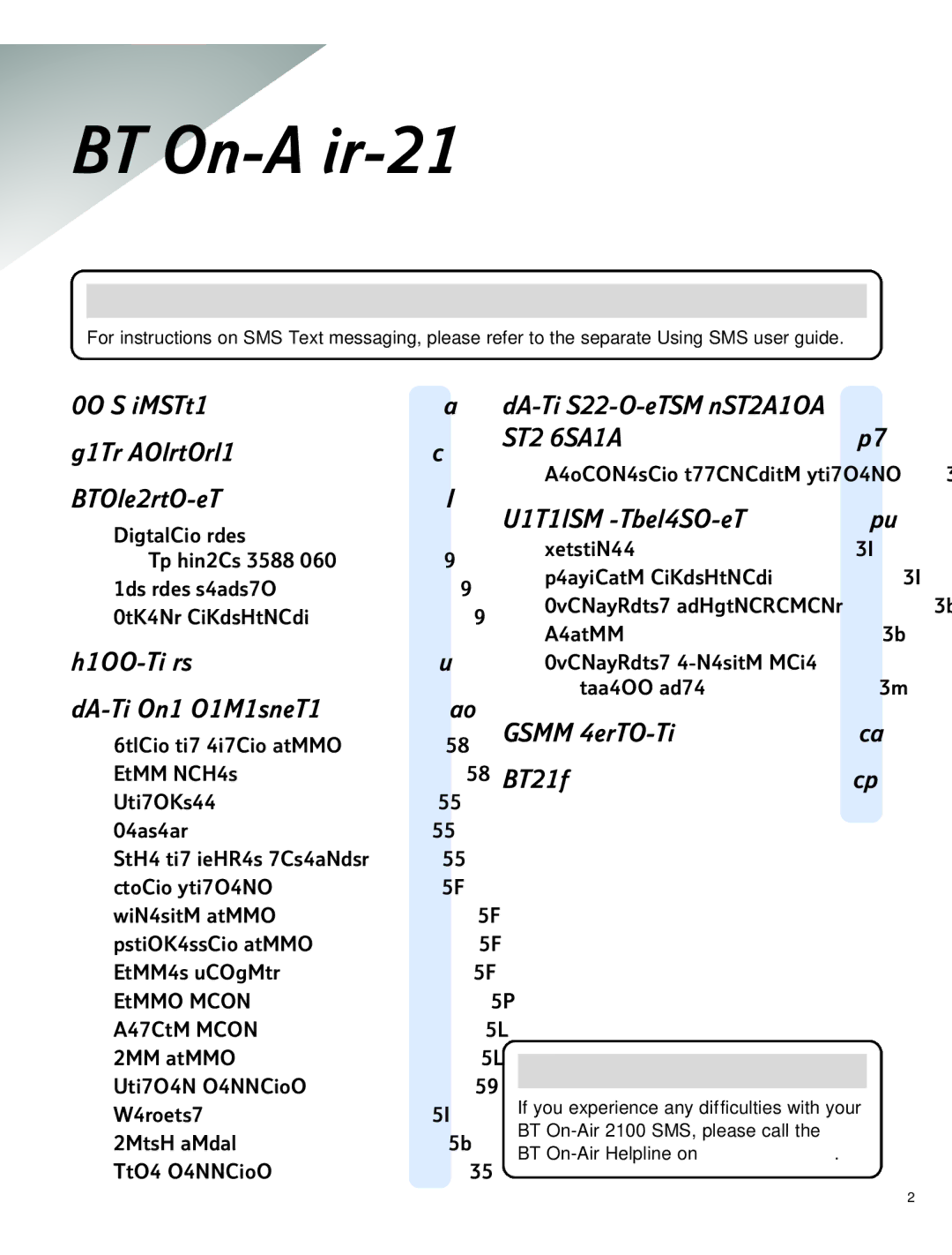 BT SMS manual This guide, Setting up Using the telephone 