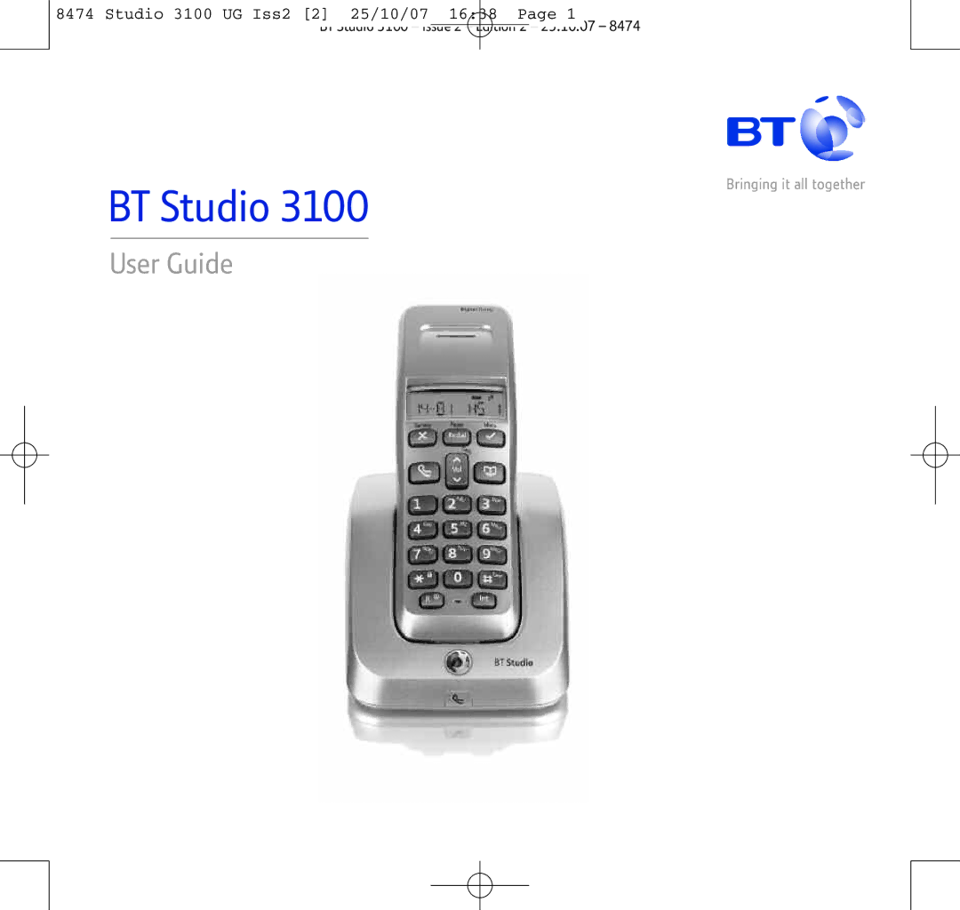 BT Studio 3100 manual BT Studio 