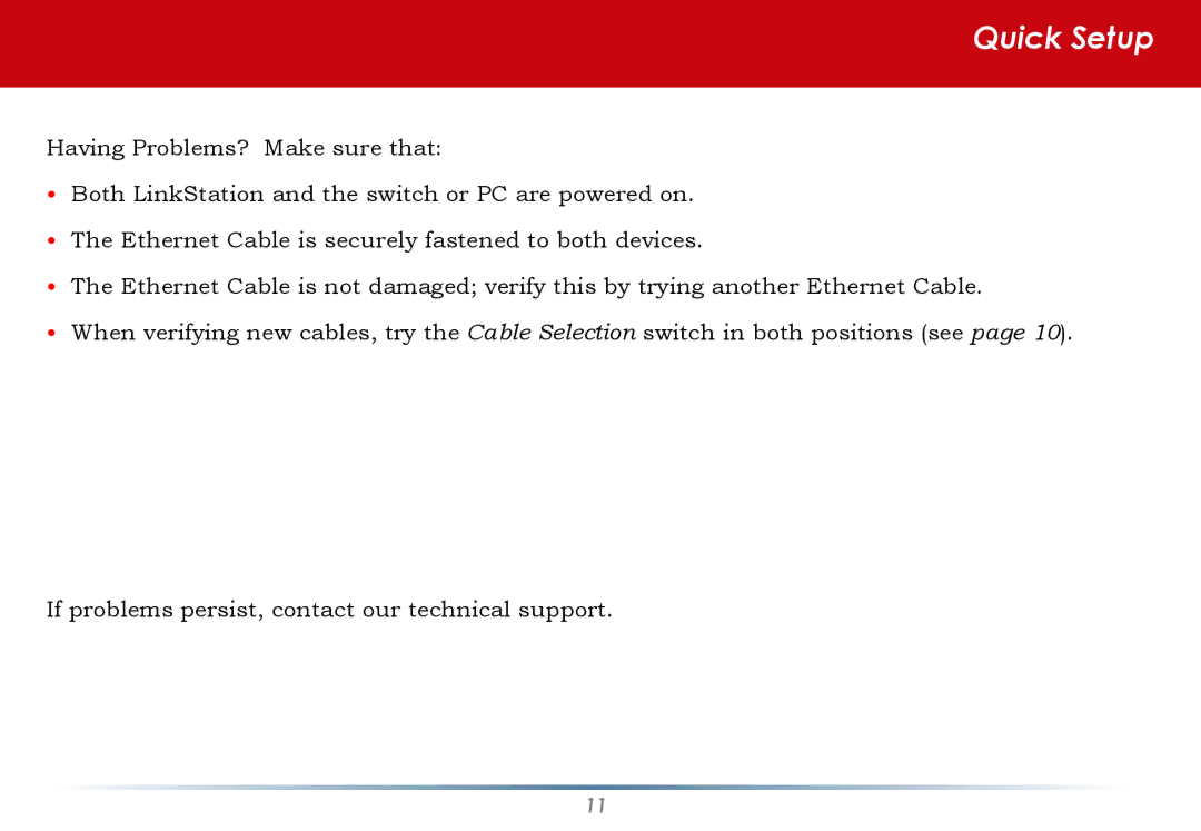 Buffalo Technology HD-HLAN user manual Quick Setup 