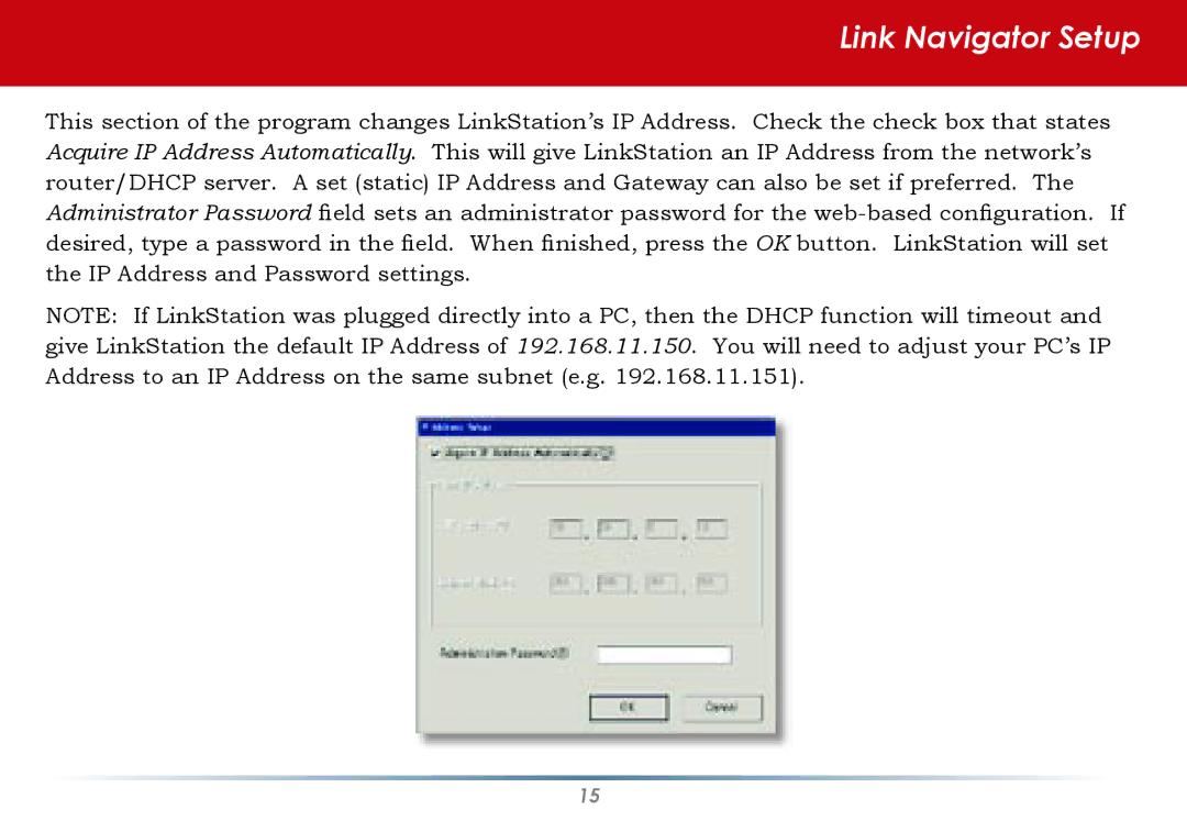 Buffalo Technology HD-HLAN user manual Link Navigator Setup 