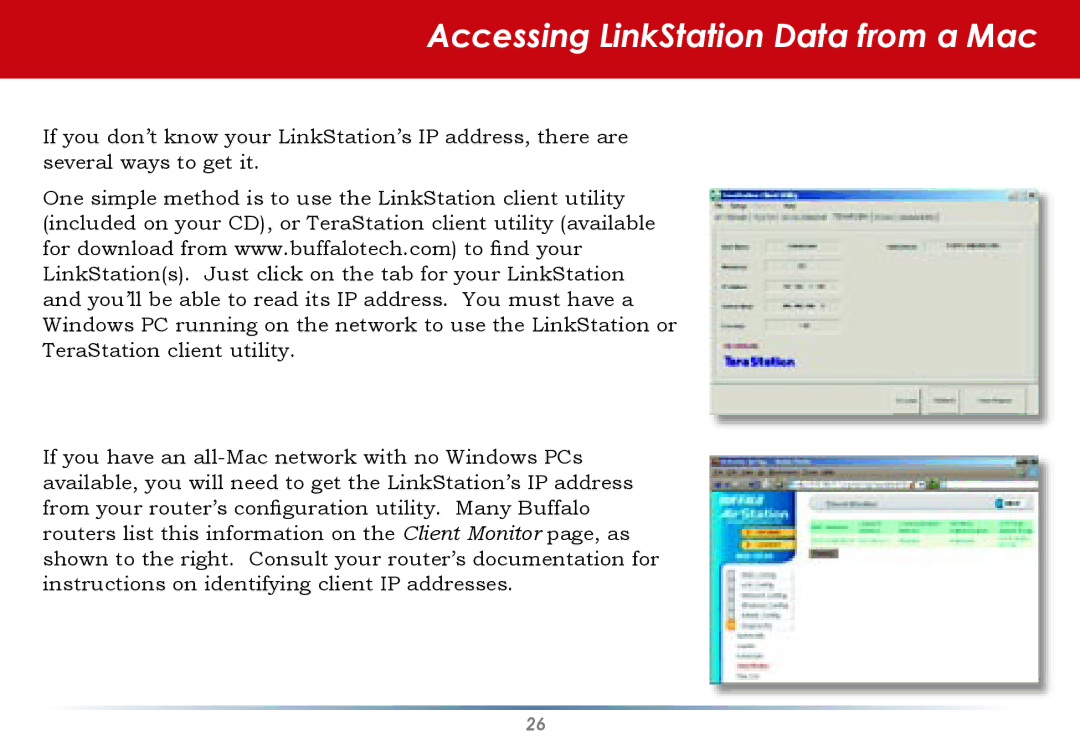 Buffalo Technology HD-HLAN user manual Accessing LinkStation Data from a Mac 