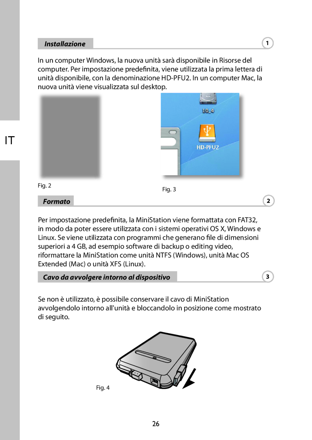 Buffalo Technology HD-PFU2 setup guide Formato 