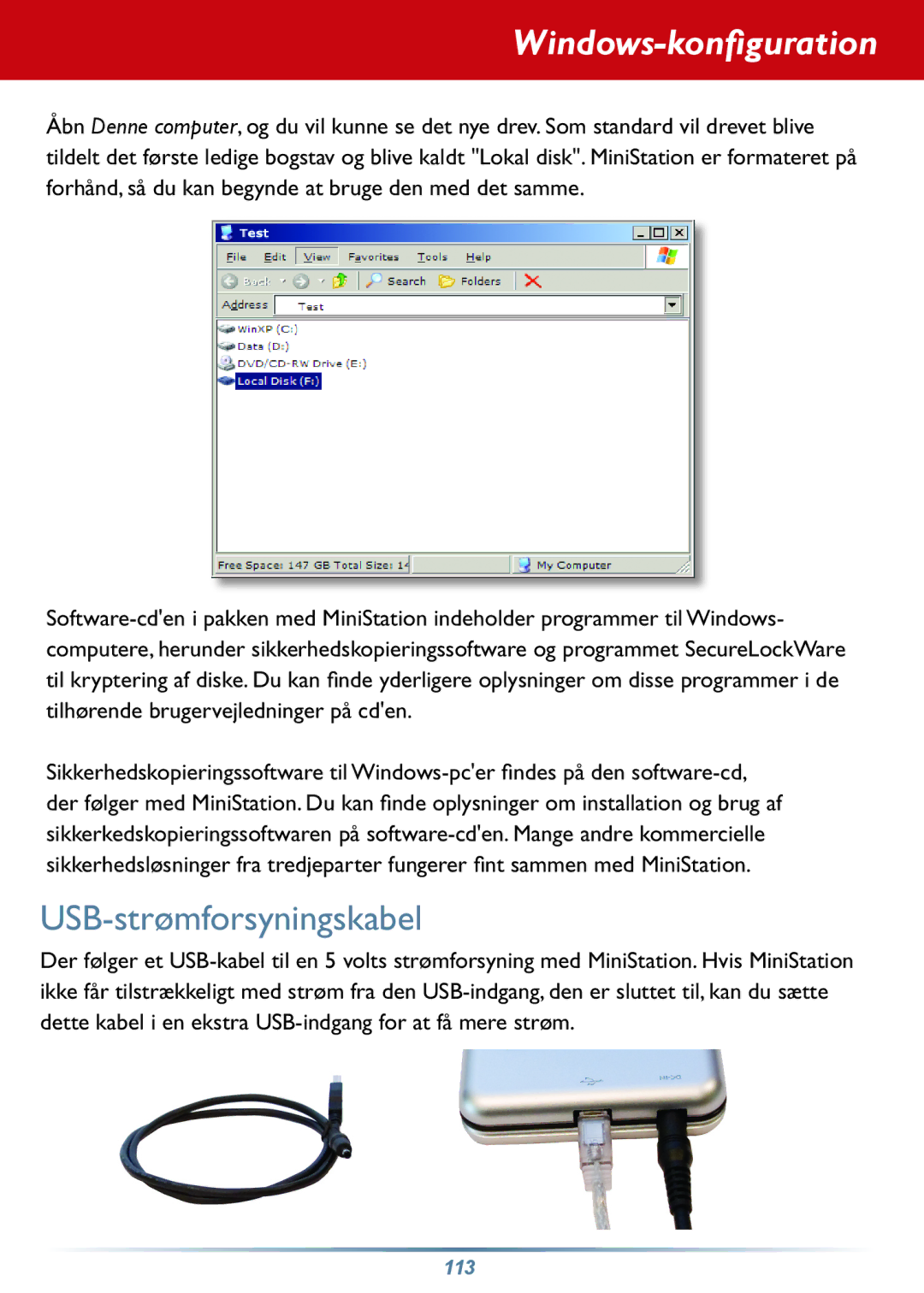 Buffalo Technology HD-PHSxxU2-UC setup guide USB-strømforsyningskabel 