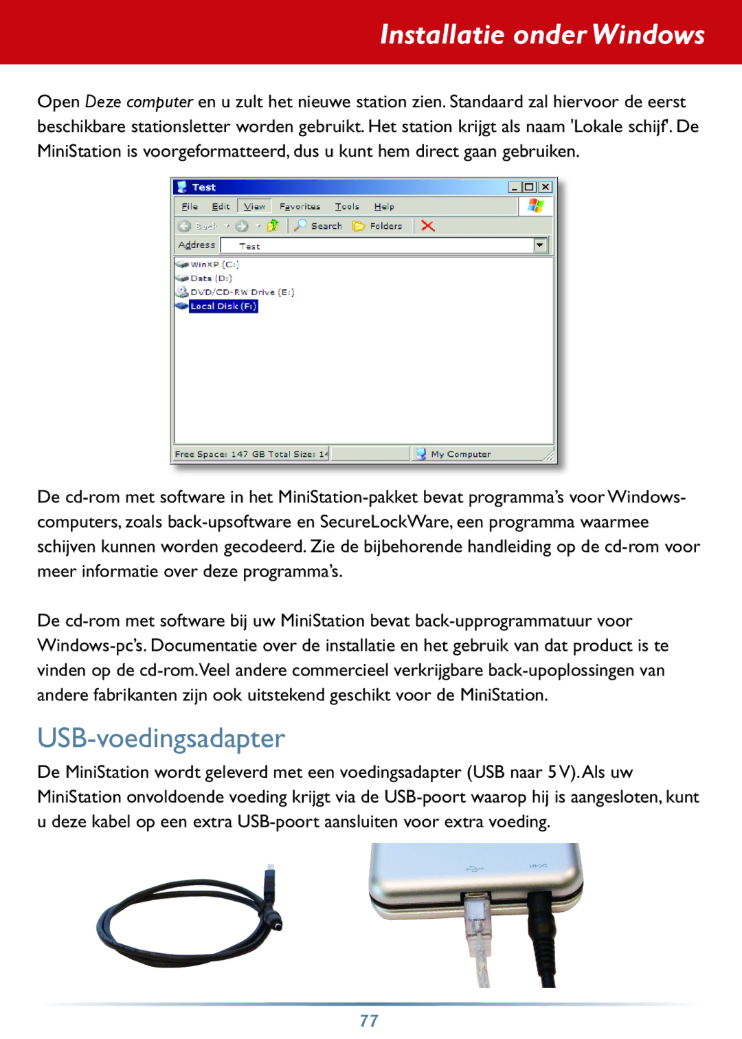 Buffalo Technology HD-PHSxxU2-UC setup guide USB-voedingsadapter 