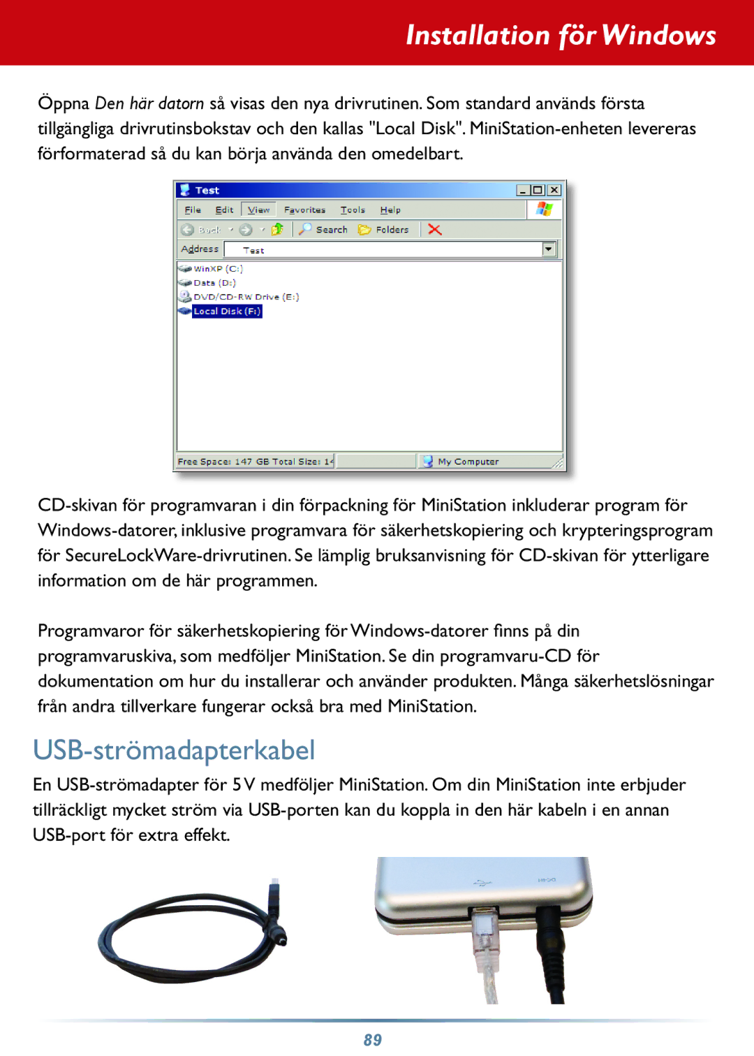 Buffalo Technology HD-PHSxxU2-UC setup guide USB-strömadapterkabel 