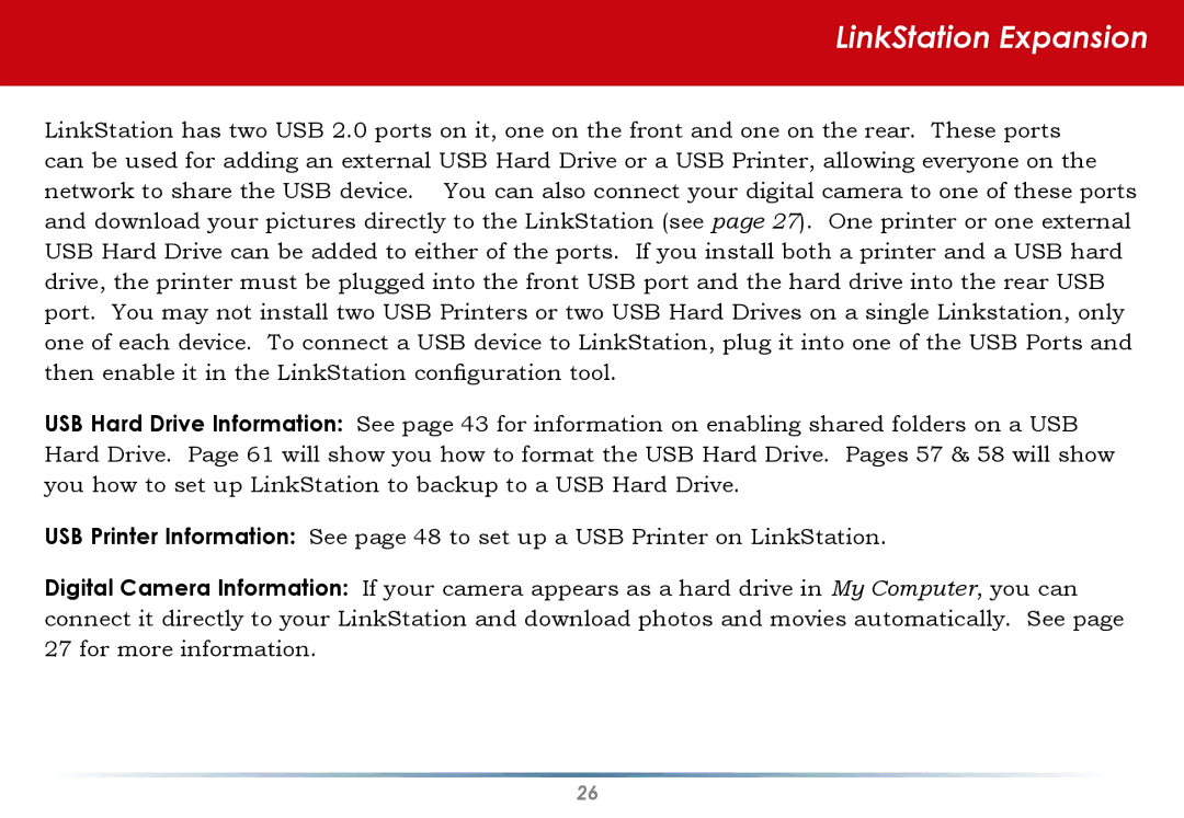 Buffalo Technology HS-DGL Series user manual LinkStation Expansion 