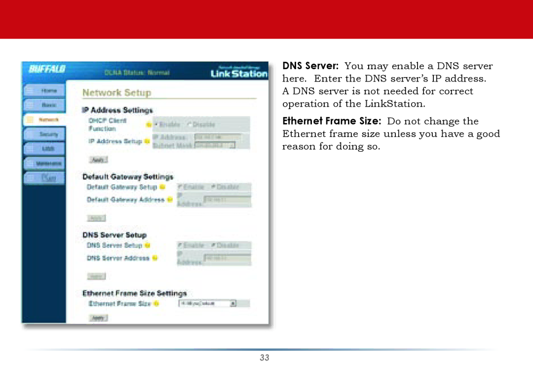 Buffalo Technology HS-DGL Series user manual 