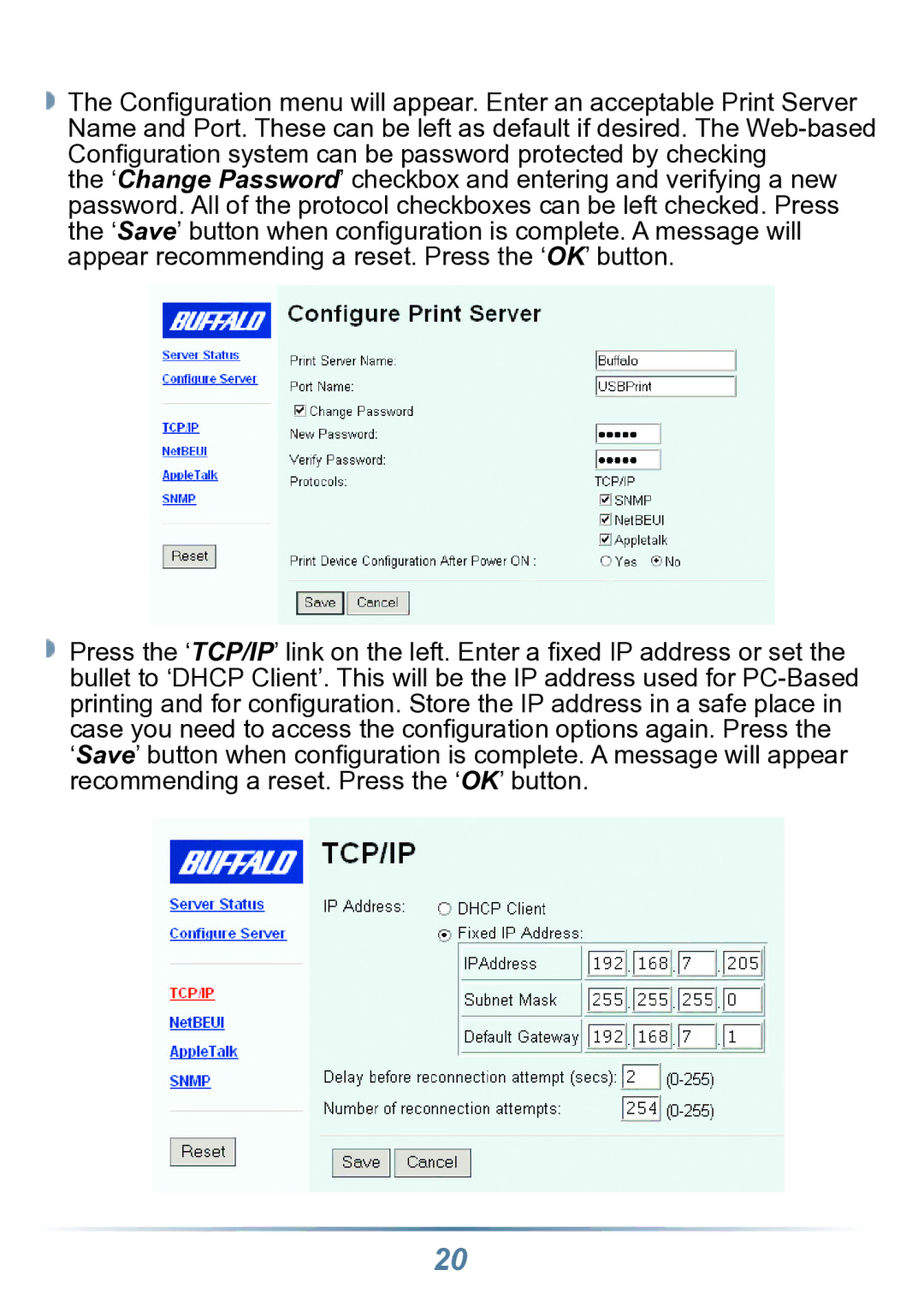 Buffalo Technology LPV2-USB-TX1 user manual 