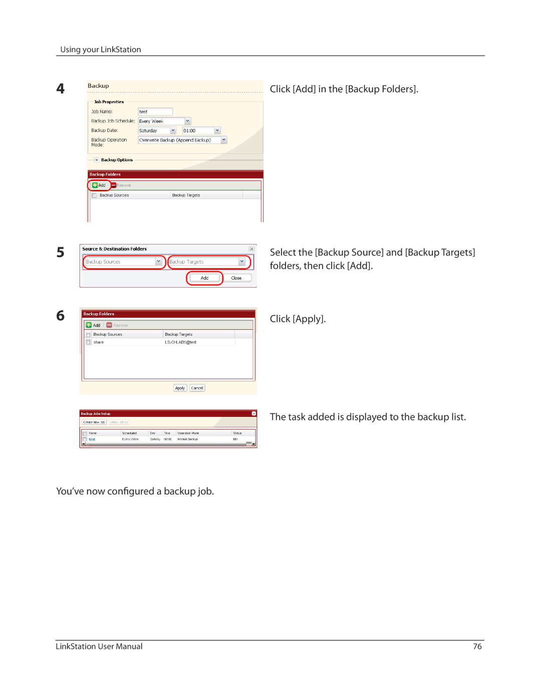 Buffalo Technology LSV40TL user manual Using your LinkStation 