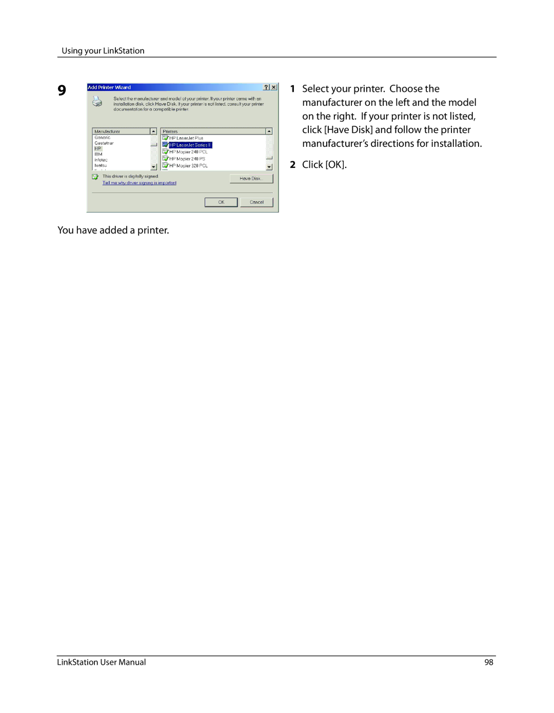 Buffalo Technology LSV40TL user manual Using your LinkStation 