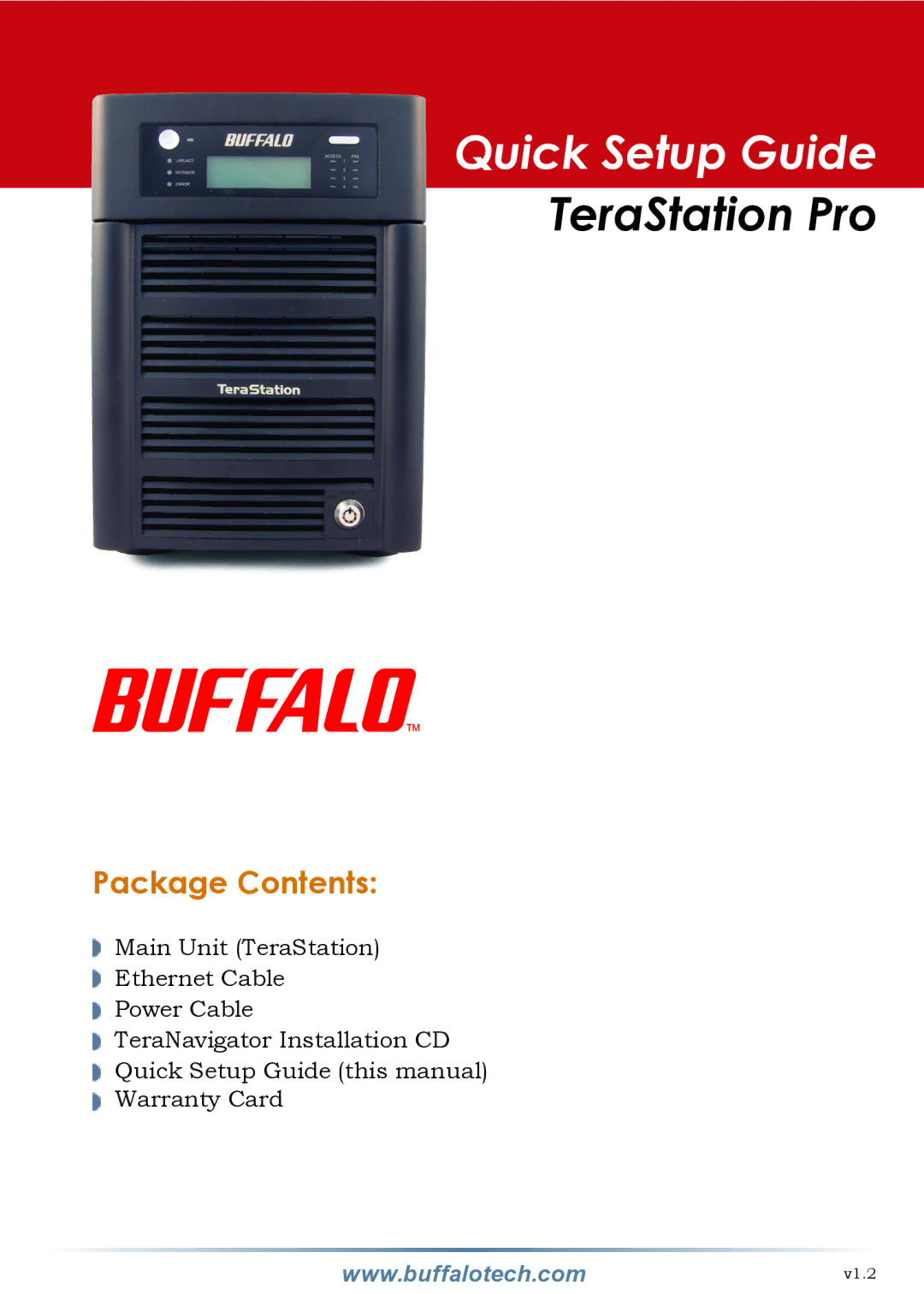 Buffalo Technology none setup guide Quick Setup Guide 