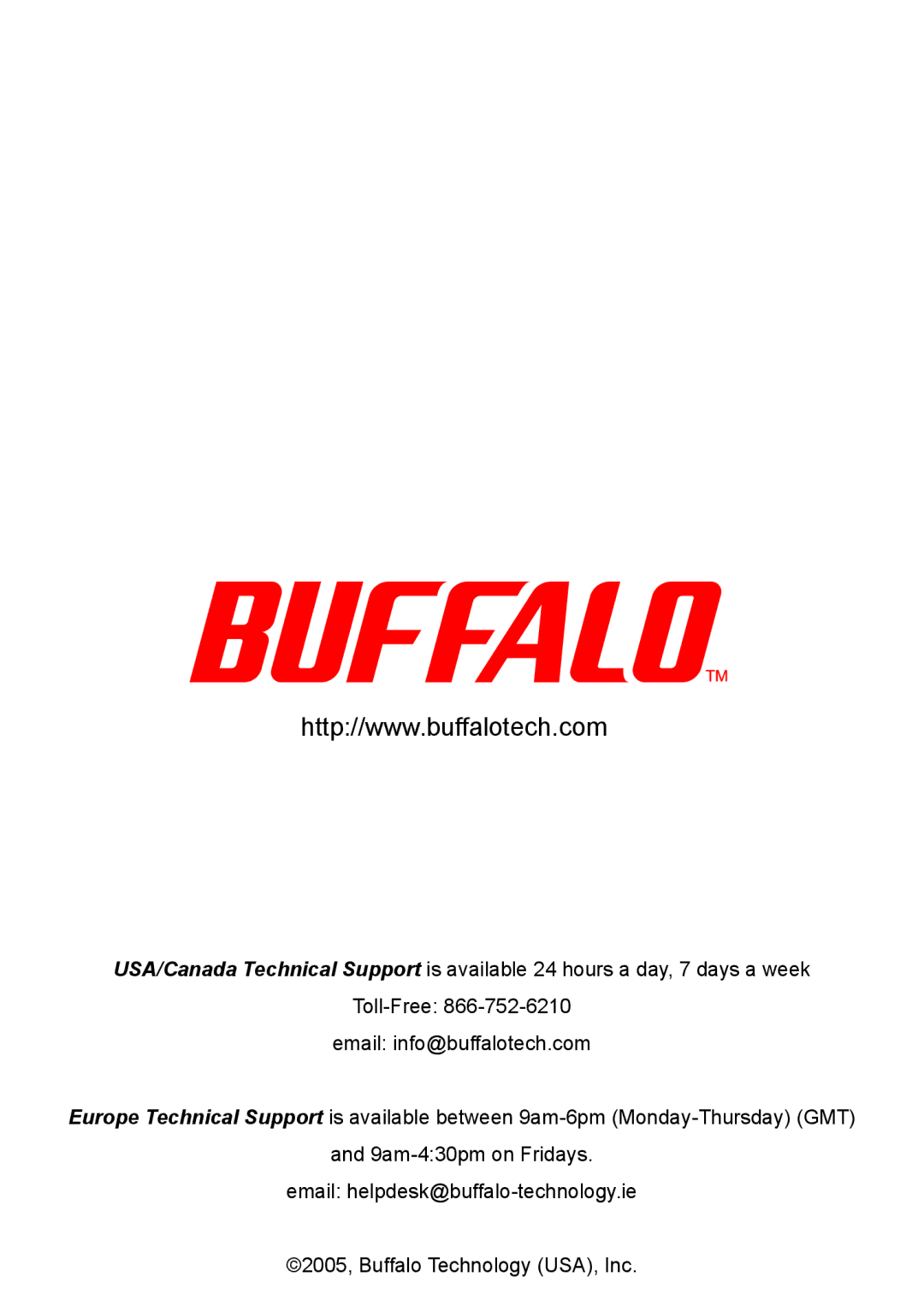 Buffalo Technology none setup guide 