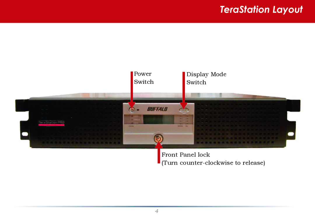 Buffalo Technology TS-RHTGL/R5 user manual TeraStation Layout 