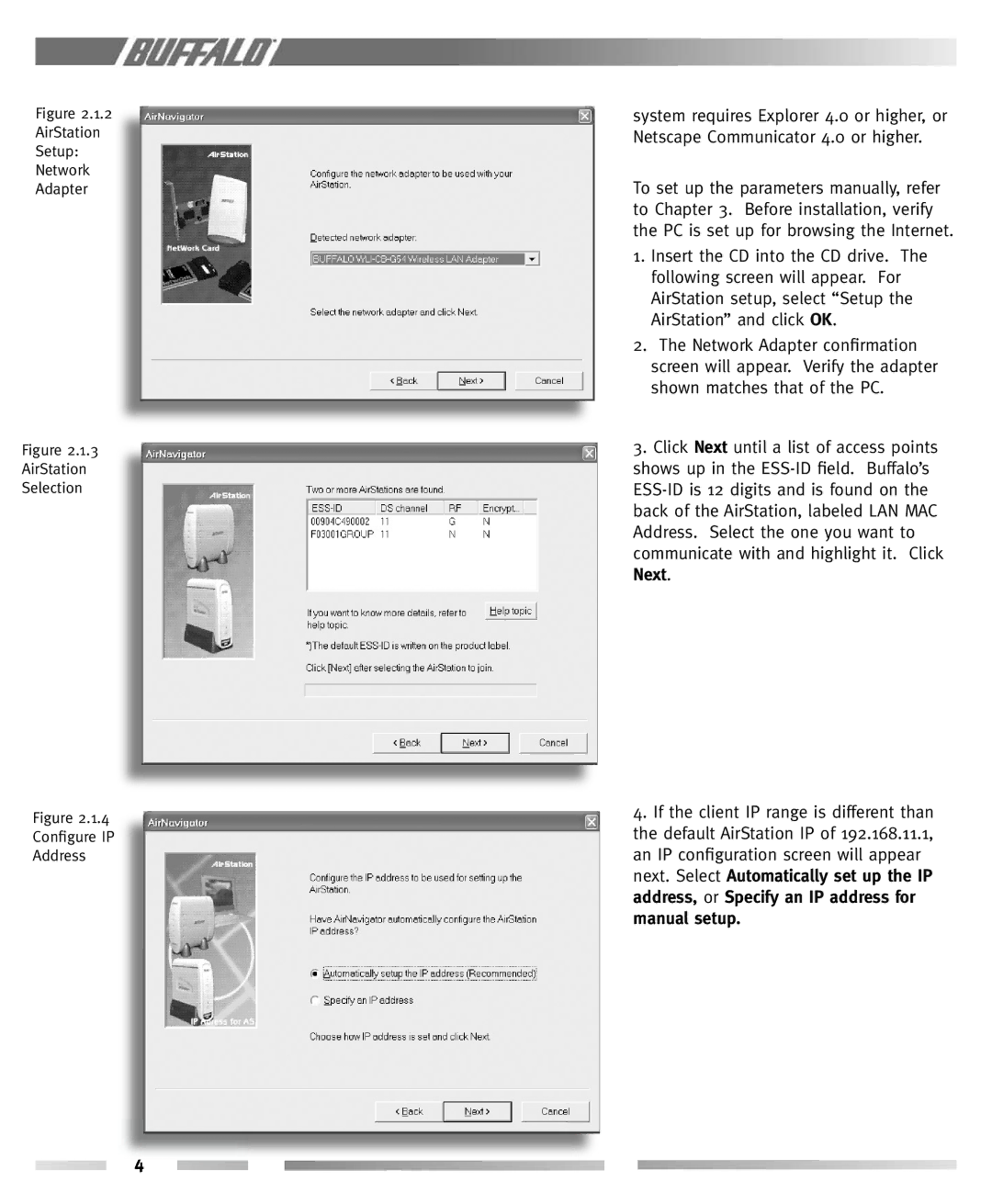 Buffalo Technology WBR-G54 manual 