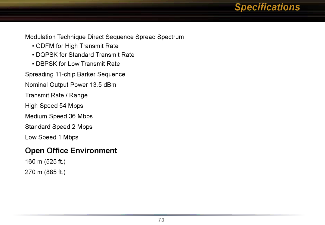 Buffalo Technology WBR2-G54 user manual Open Ofﬁce Environment 